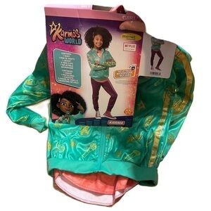 Karma’s World Costume NEW Netflix Small 6/6X Inflatable Microphone Kids